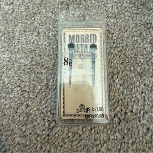 Morbid Metals Body Jewelry Tapers Black White Marble Design 8g 8 Gauge 2 Piece